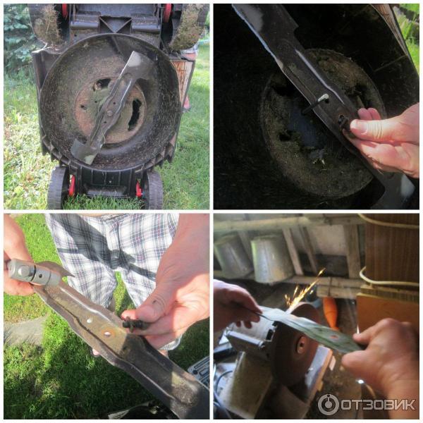Как снять нож с газонокосилки - дачный сезон