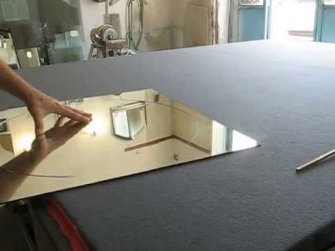 Резка каленого стекла в домашних условиях