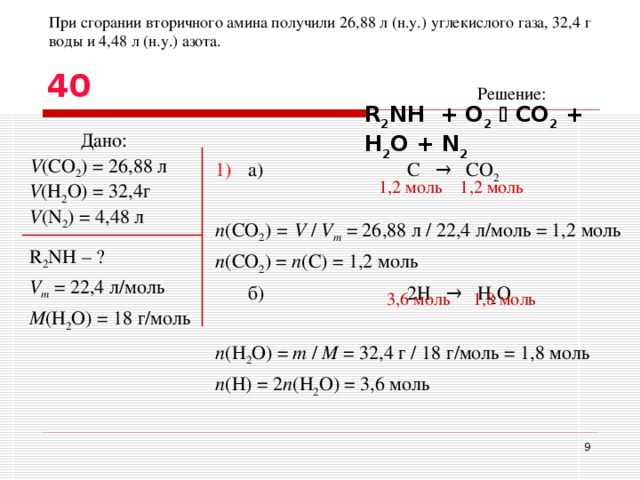 В реакции образовалось 9 г воды. Объем продуктов горения co2 формула. Формула получения диоксида углерода. Расчет массы газов при сгорании. Рассчитайте объем газа н.у который выделится.