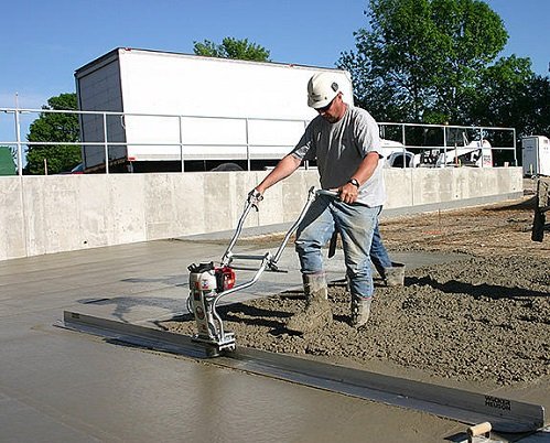 Виброрейка для укладки бетона