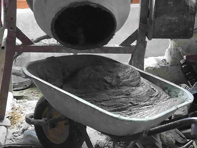 Как отмыть бетономешалку от застывшего цемента