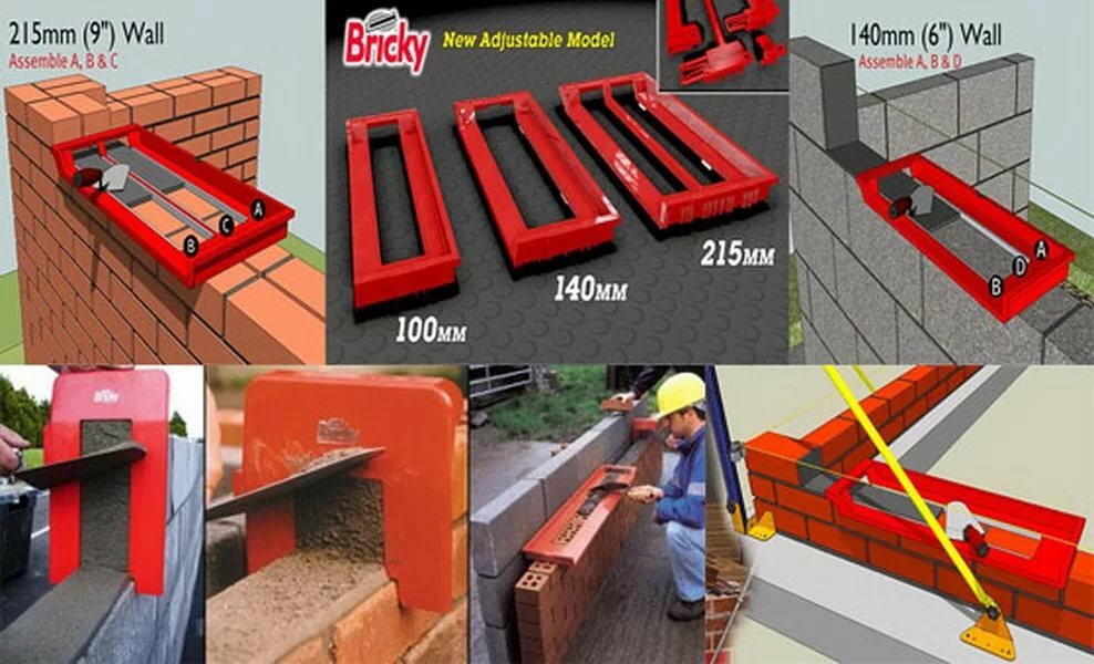 Шаблон для кладки кирпича своими руками чертеж с размерами