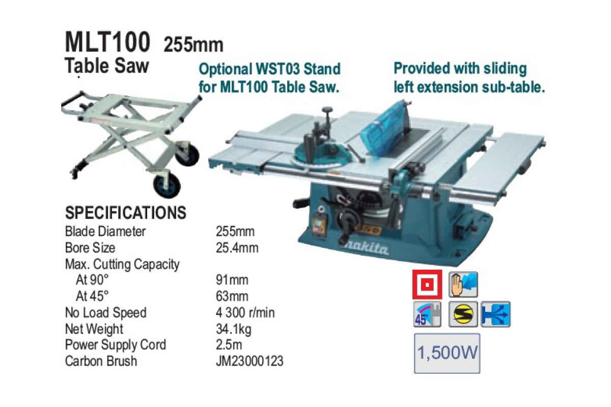 Dewalt dw745 vs makita mlt100 review