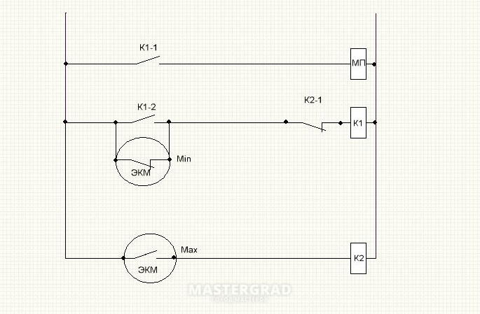 Схема подключения эл контактного манометра
