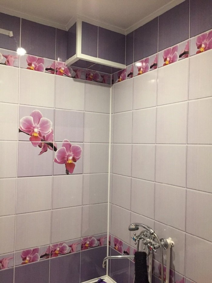 Отделка ванной комнаты пластиковыми панелями (пвх) своими руками (фото и видео)