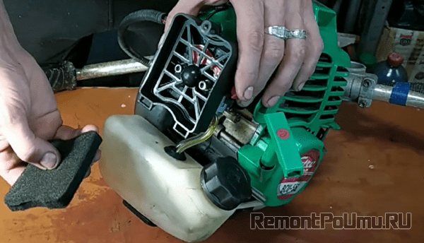 Ремонт бензокосы - как сделать хороший ремонт быстро и просто из подручных материалов