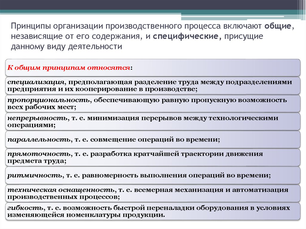 Производственный процесс и принципы его организации (под ред. боровской м.а., 2008)