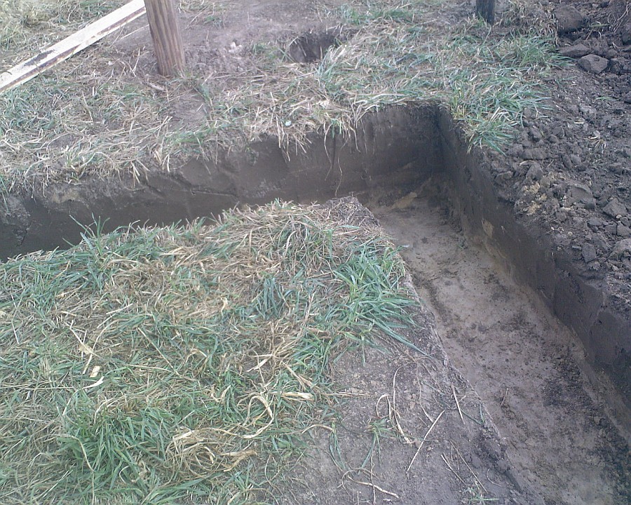 Как копать траншею под фундамент, водопровод