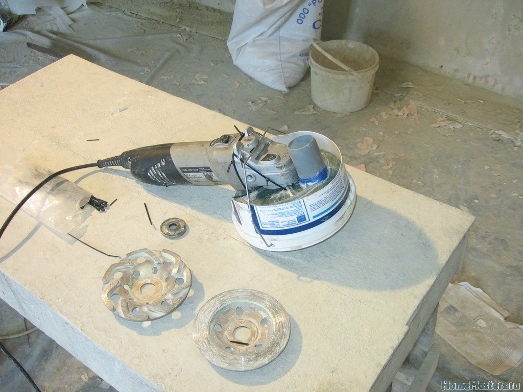Универсальная насадка на болгарку для штробления стен — mechanic air duster.