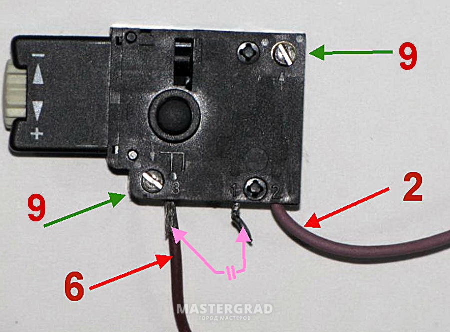 Как починить электродрель с регулировкой оборотов: схема подключения кнопки