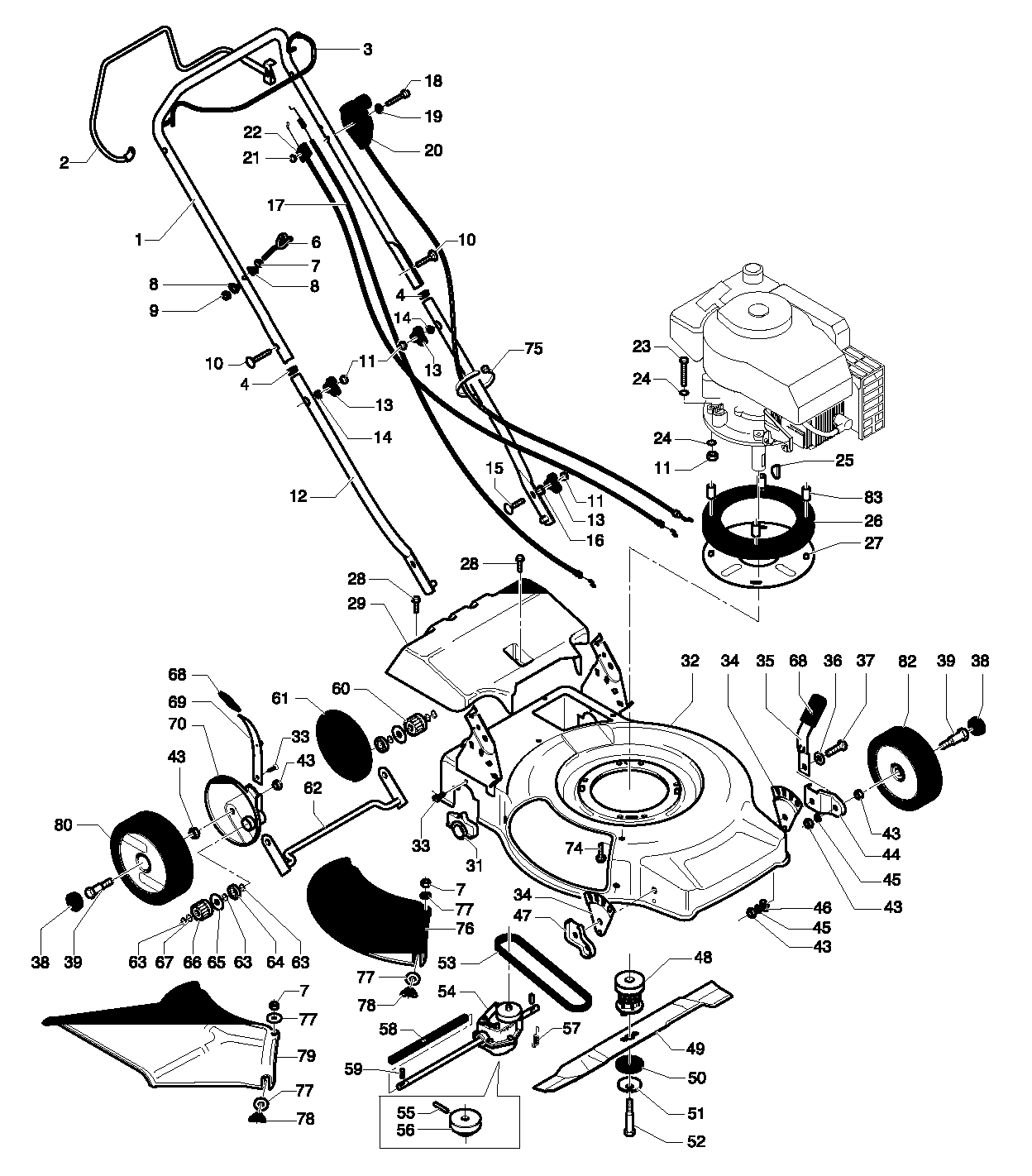 Газонокосилка своими руками: самодельная конструкция с электродвигателем от стиральной машины или бензопилы
