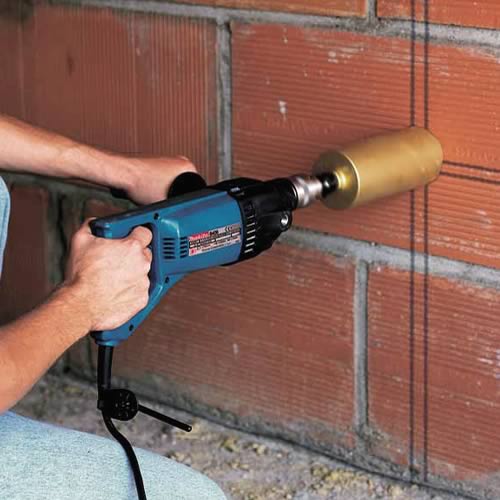 Как просверлить бетонную стену без перфоратора