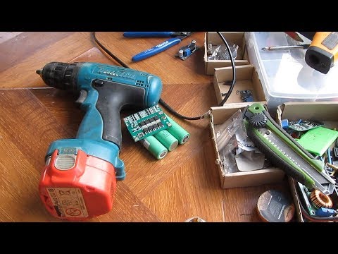 Как переделать шуруповерт на литий ионные аккумуляторы