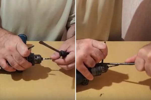 Как открутить дрель без ключа и закрутить патрон на дрели подручными инструментами