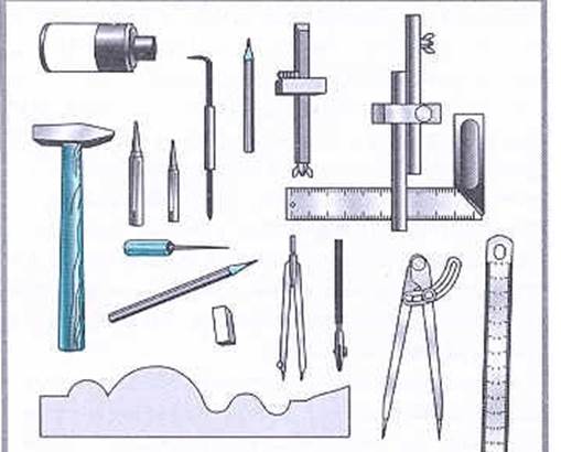 Разметка изделий и заготовок из металла: инструмент, способы, правила
