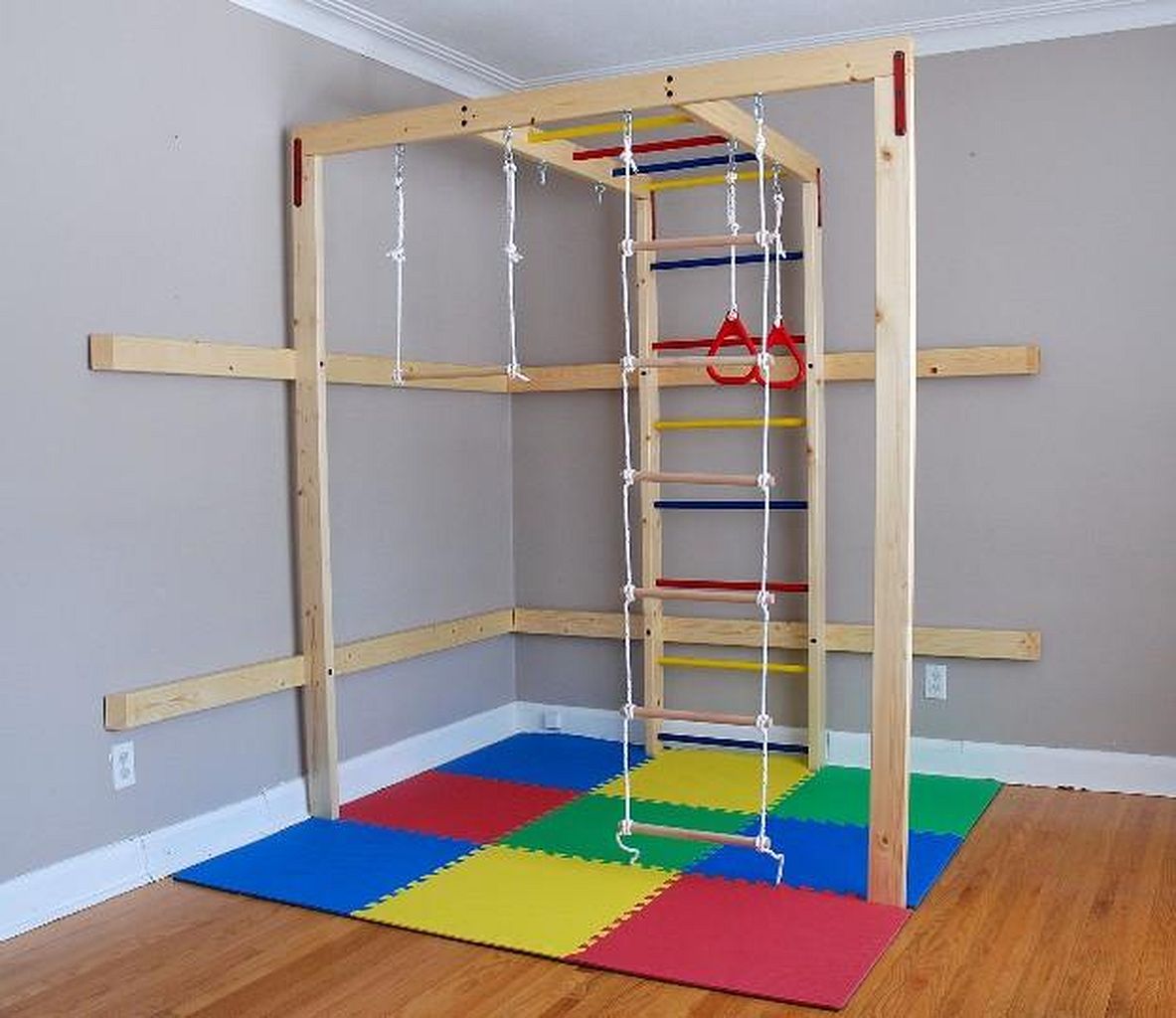 Спортивный уголок для детей в квартире: как правильно организовать пространство