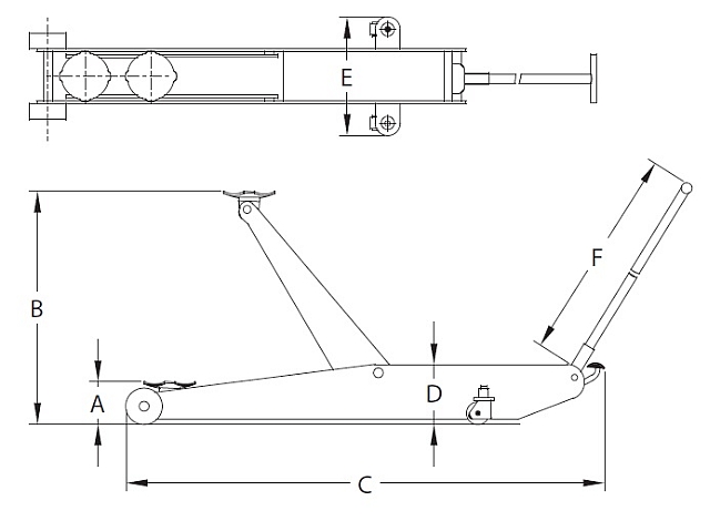 Домкрат гидравлический подкатной: ремонт, устройство, схема