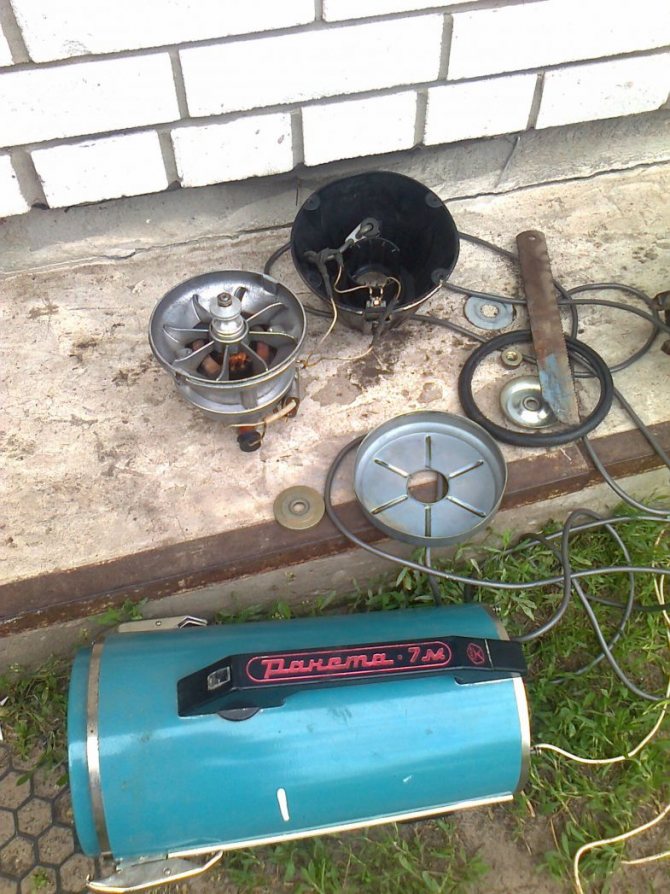 Самодельная газонокосилка из старого пылесоса