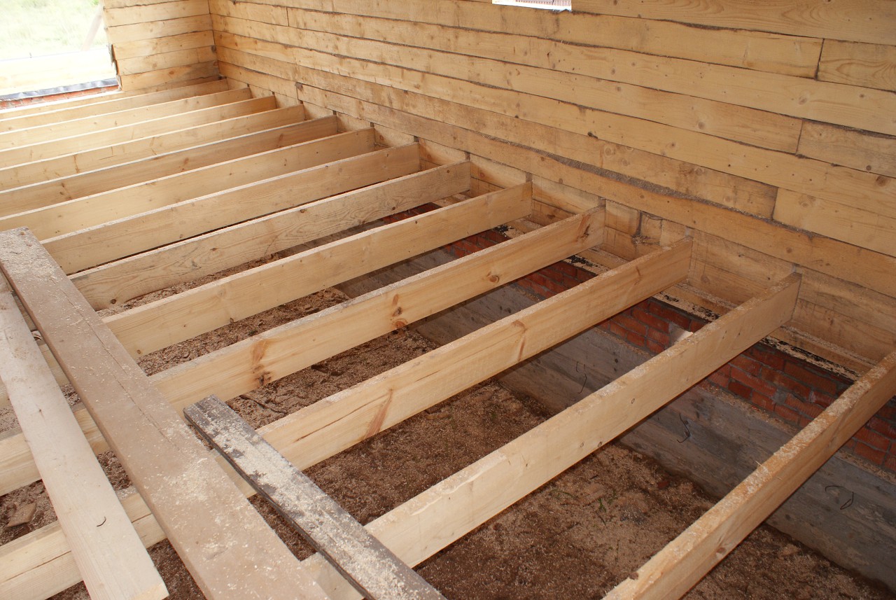 Как сделать деревянный пол в деревянном доме своими руками :: syl.ru