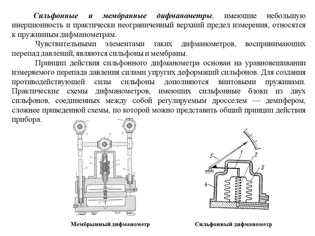 Верхний предел измерения. Сильфонные дифманометры принцип действия. Мембранный дифманометр схема. Дифманометр сильфонный пневматический типа ДСП схема. Дифманометр сильфонный пневматический типа.