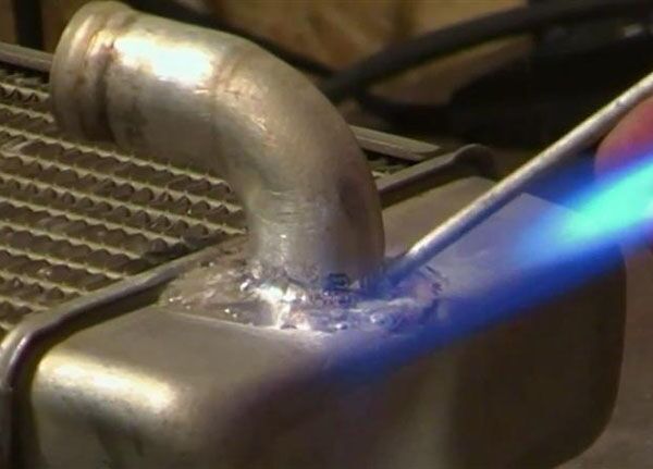 Пайка алюминия газовой горелкой в домашних условиях