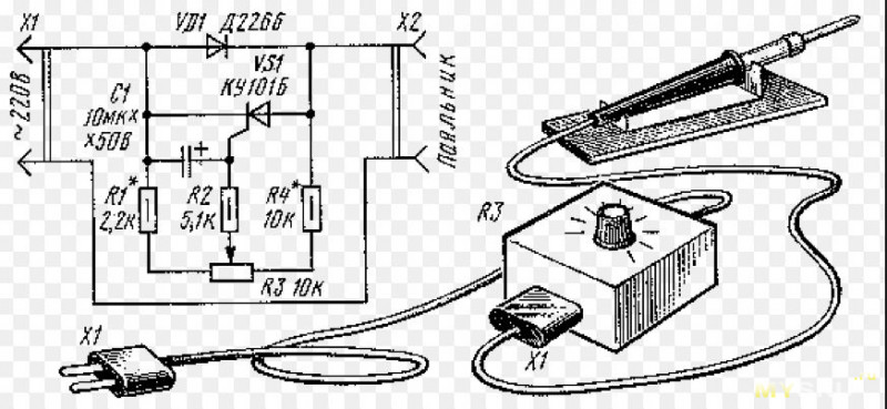 Самодельный электрический паяльник при силе тока 500ма. Схема регулятора нагрева паяльника на тиристоре. Схема регулятора мощности на тиристоре т160. Схема регулятора напряжения для паяльника на тиристоре ку202н. Паяльник 60вт с регулировкой температуры схема.