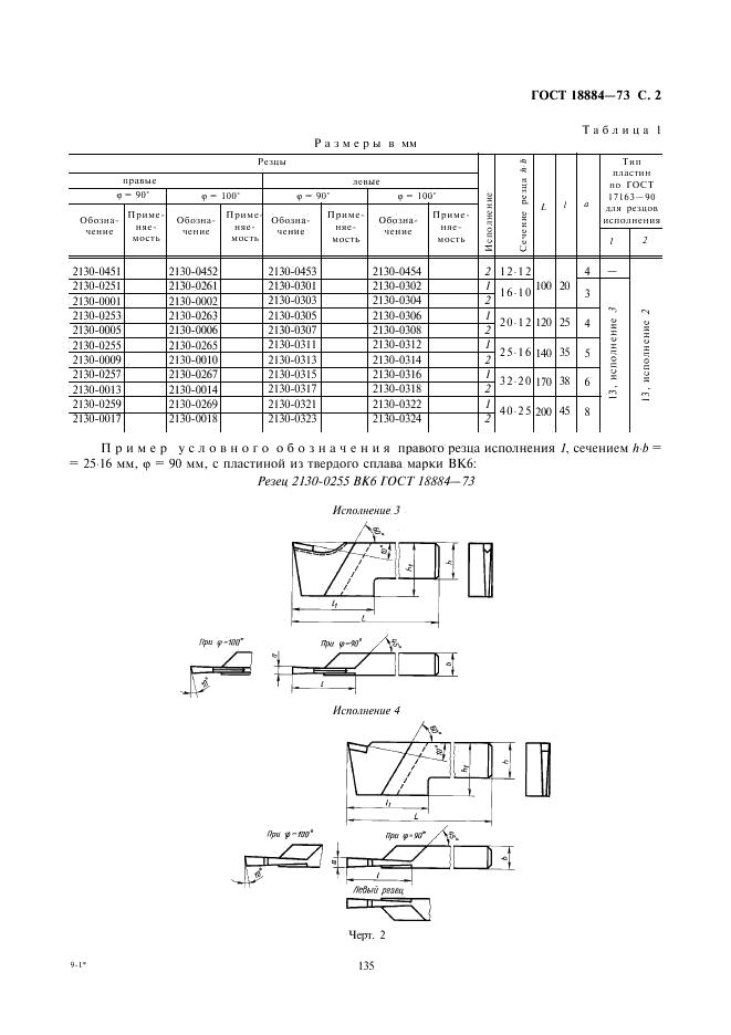 Гост 18874-73: резцы токарные прорезные и отрезные из быстрорежущей стали. конструкция и размеры