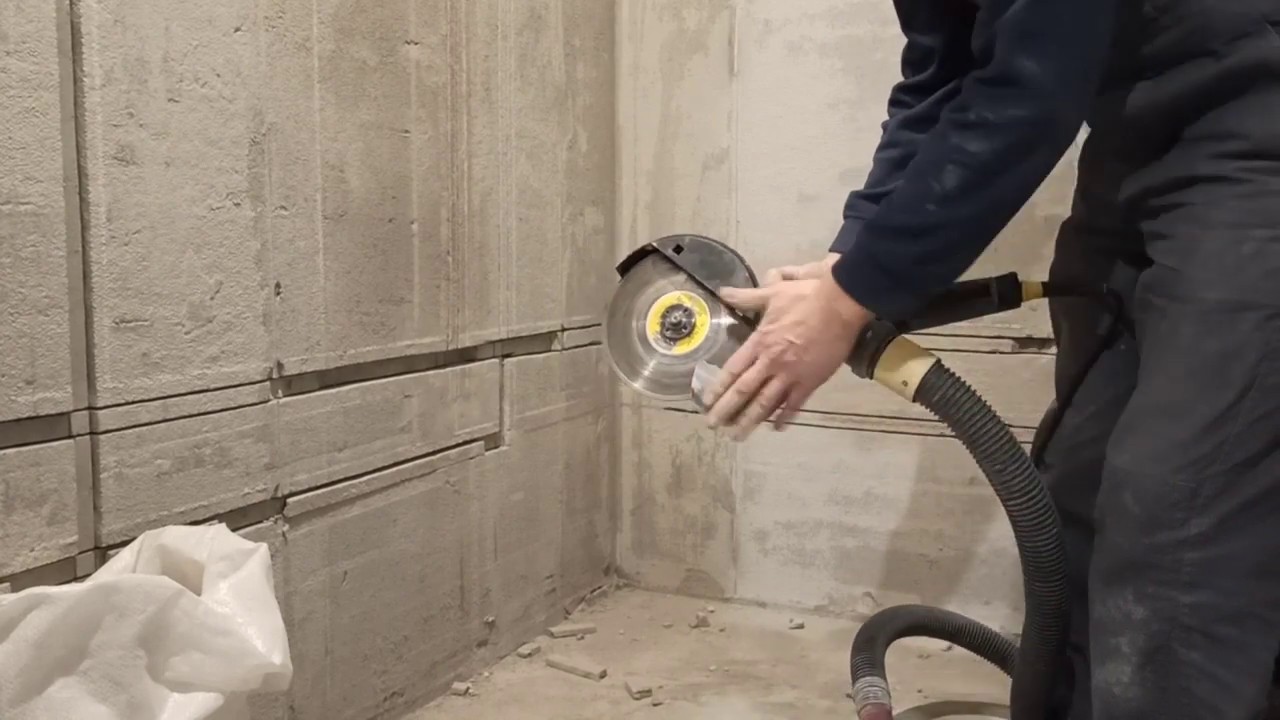 Как резать бетон болгаркой без пыли — советы мастеров