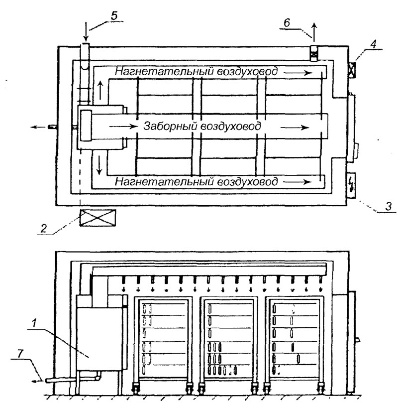 Сушильная камера схема