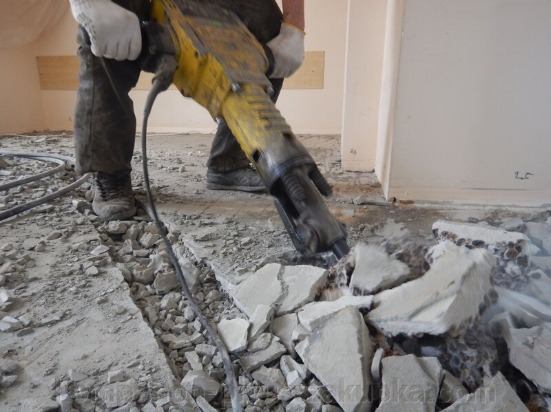 Демонтаж бетона и бетонных конструкций и стен