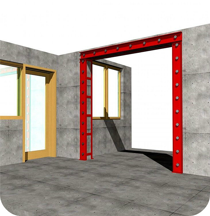 Резка бетона: различные методы и способы резки проемов в бетонной стене