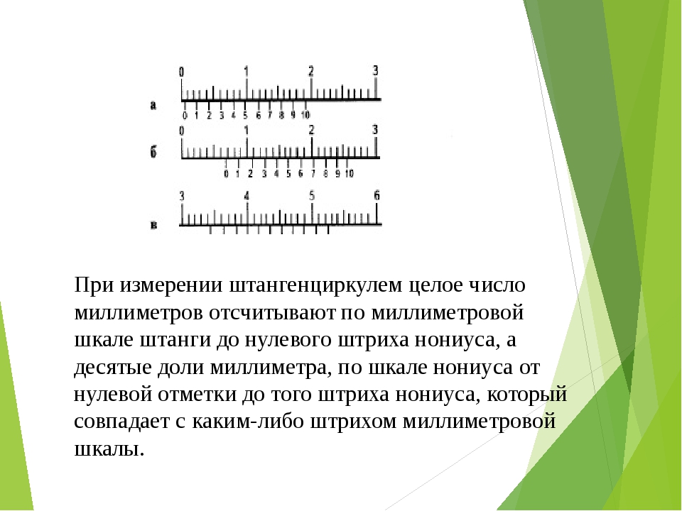 Как правильно пользоваться штангенциркулем в картинках примеры