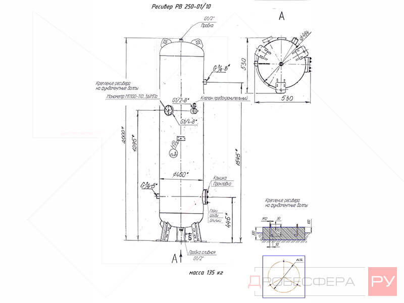 Воздушный ресивер для компрессора — назначение, выбор, изготовление