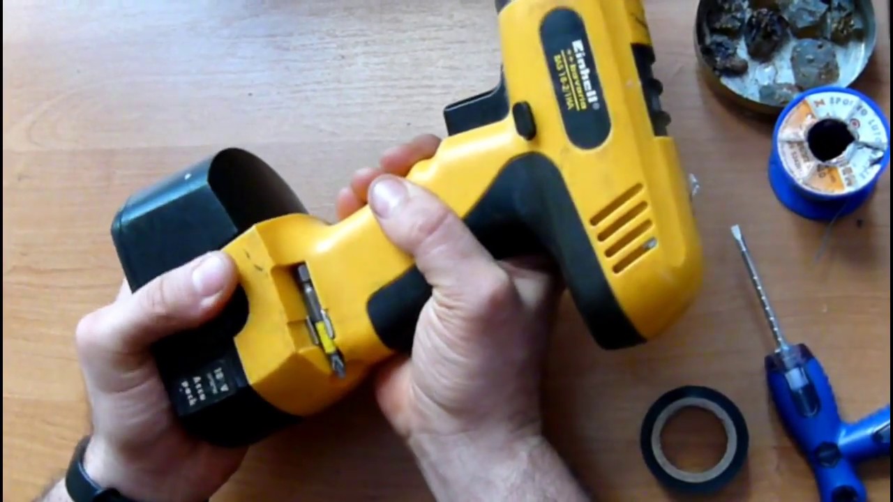 Как восстановить литиевый аккумулятор от шуруповёрта dewalt?