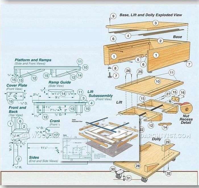 Фрезерный стол своими руками: чертежи и схемы - строительство и ремонт