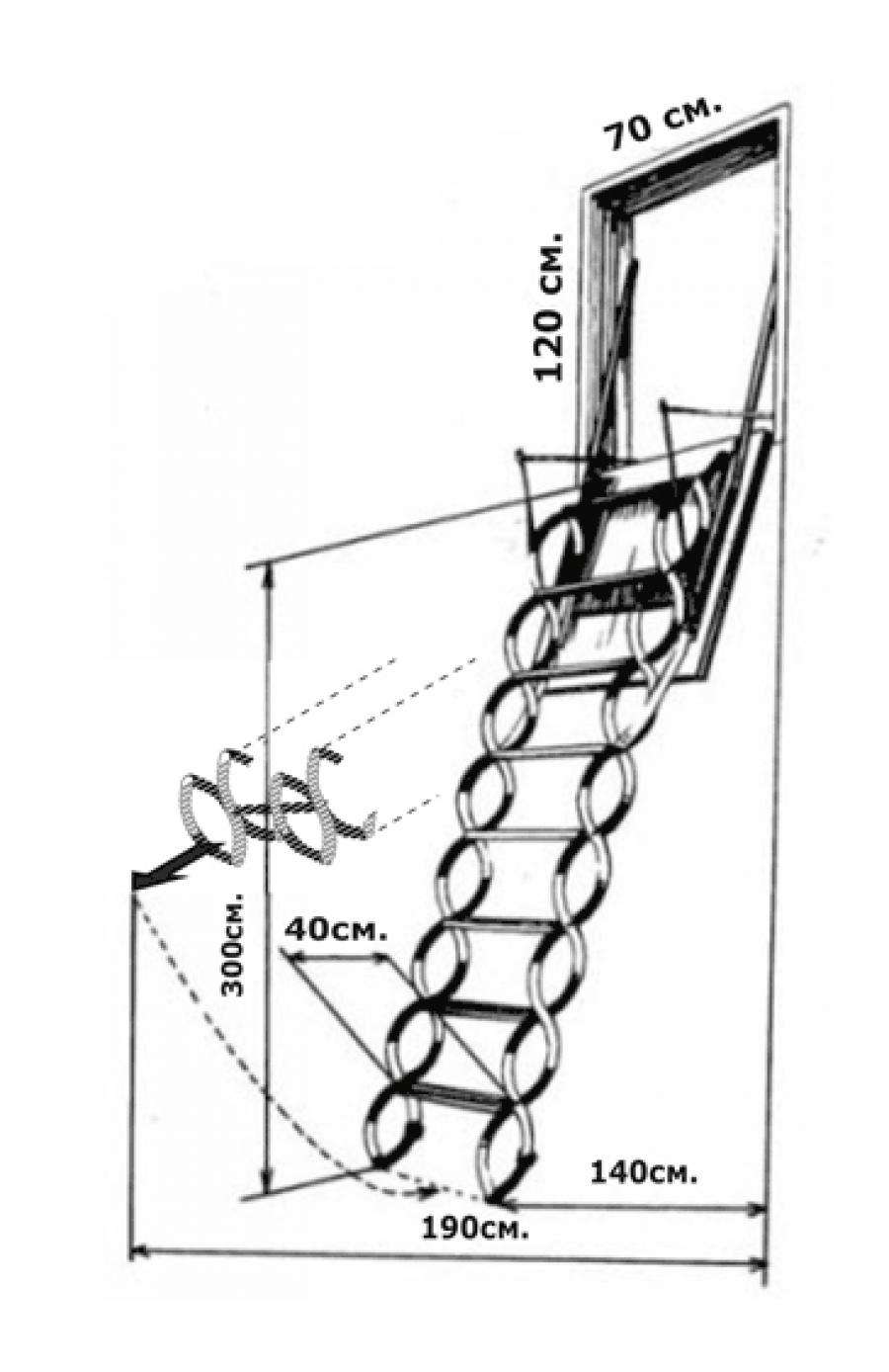 Складная лестница на чердак своими руками – способы изготовления