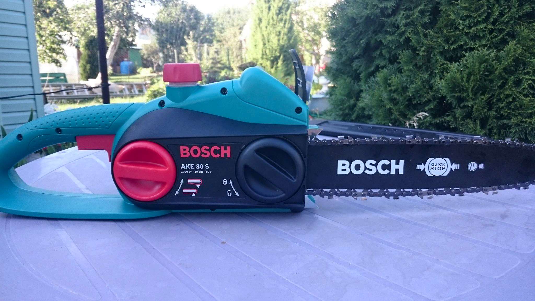 Цепная электропила bosch ake 30 видео - все, что нужно и полезно знать об инструментах