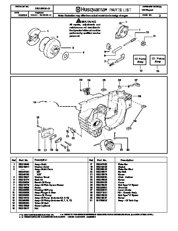 Схема husqvarna 142