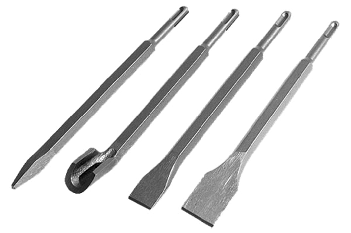 Разновидности насадок на перфоратор: лопатка, зубило, пика и насадки sds, для ремонтных работ