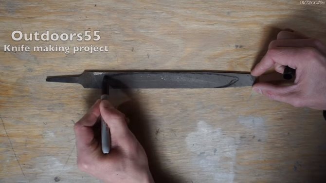Ножи - всё о ножах: нож из напильника
