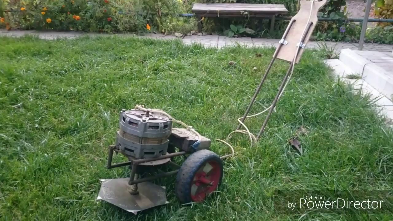 Газонокосилка электрическая своими руками самодельная